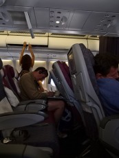 Nochmals: guter Sitzabstand in der A330-300