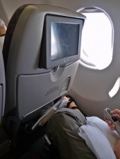 Grosse Monitore und guter Sitzabstand in der A330-300