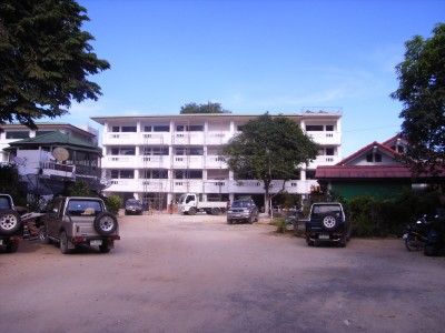 Baustelle bei Choengmon Bungalows, August 2007