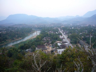 Blick vom Wat Phousie auf Luang Prabang