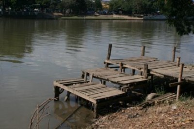 Blick auf den Fluß Ping