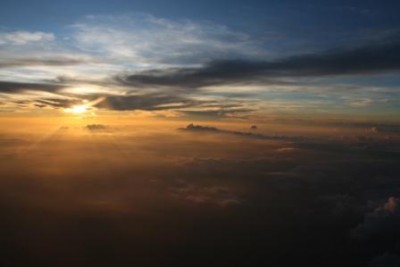 Sonneuntergang auf dem Weg nach Phuket