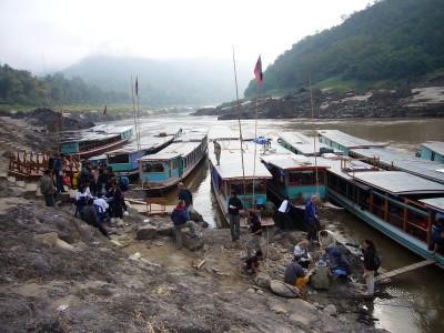 Pakbeng morgens 9:00 Uhr