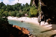 Die Phra Nang Bucht in Railay, direkt vorm Rayavadee