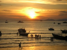 Sonnenuntergang in AO Nang