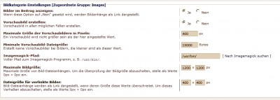 Maximale Pixel der Bilder in den Beiträgen (Vorschau: 400px, Hauptbild: 1200px)
