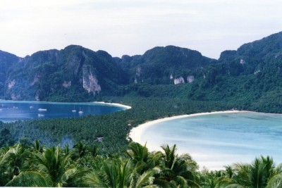 übern Pfad auf den Viewpoint Phi Phi ´88