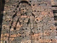 Detail des East Mebon in den Ruinen von Angkor in Kambodscha