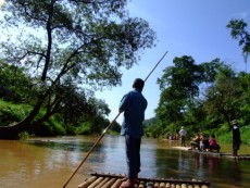 einstündige Floßfahrt beginnend ab dem Elefantencamp durch idyllichste Landschaft